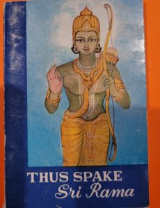 Thus Spake Sri Rama