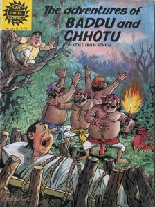 The adventure of Baddu and Chhotu folktale from Bengal