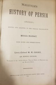 Malcom’s History of Persia